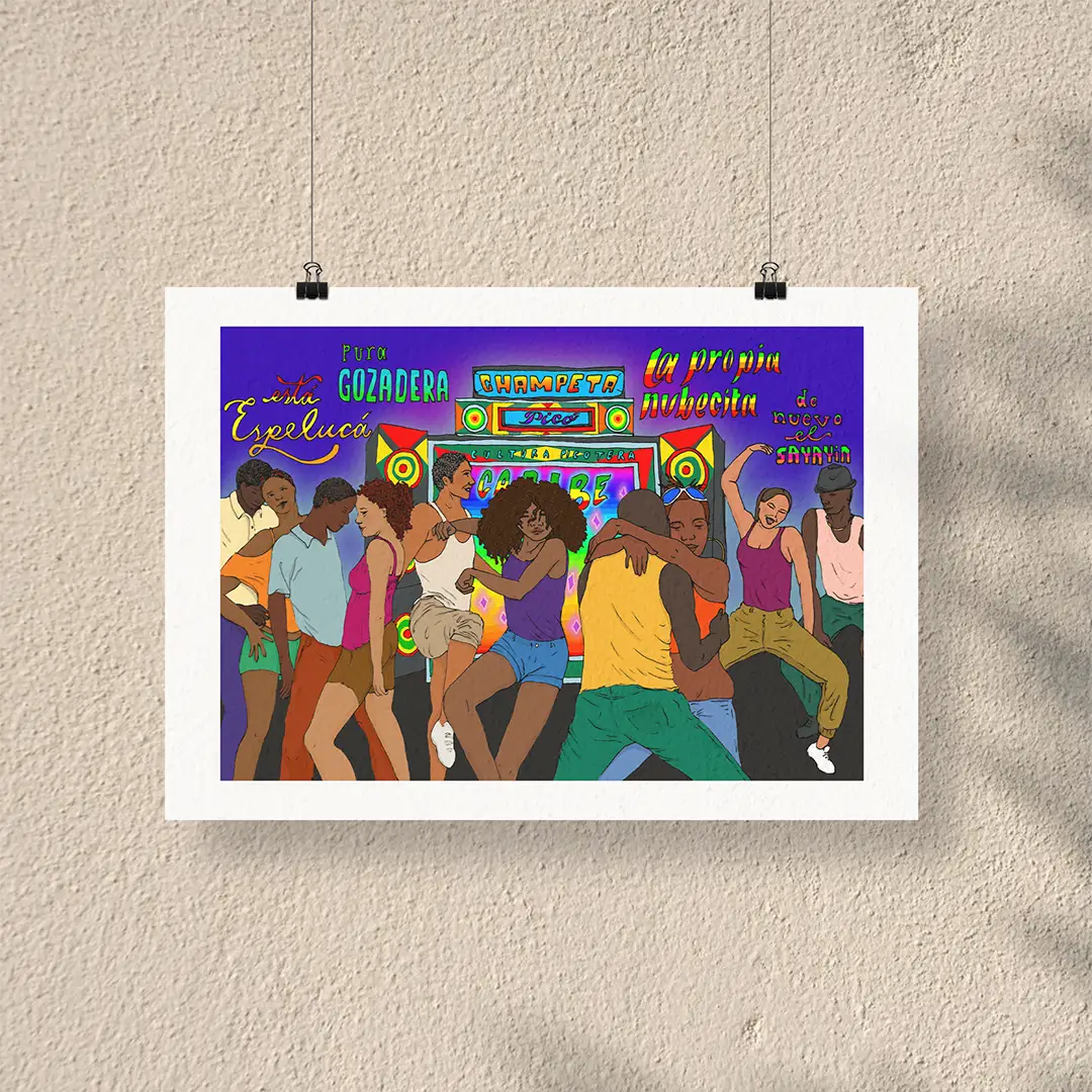 Afiche/Cuadro Champeta
