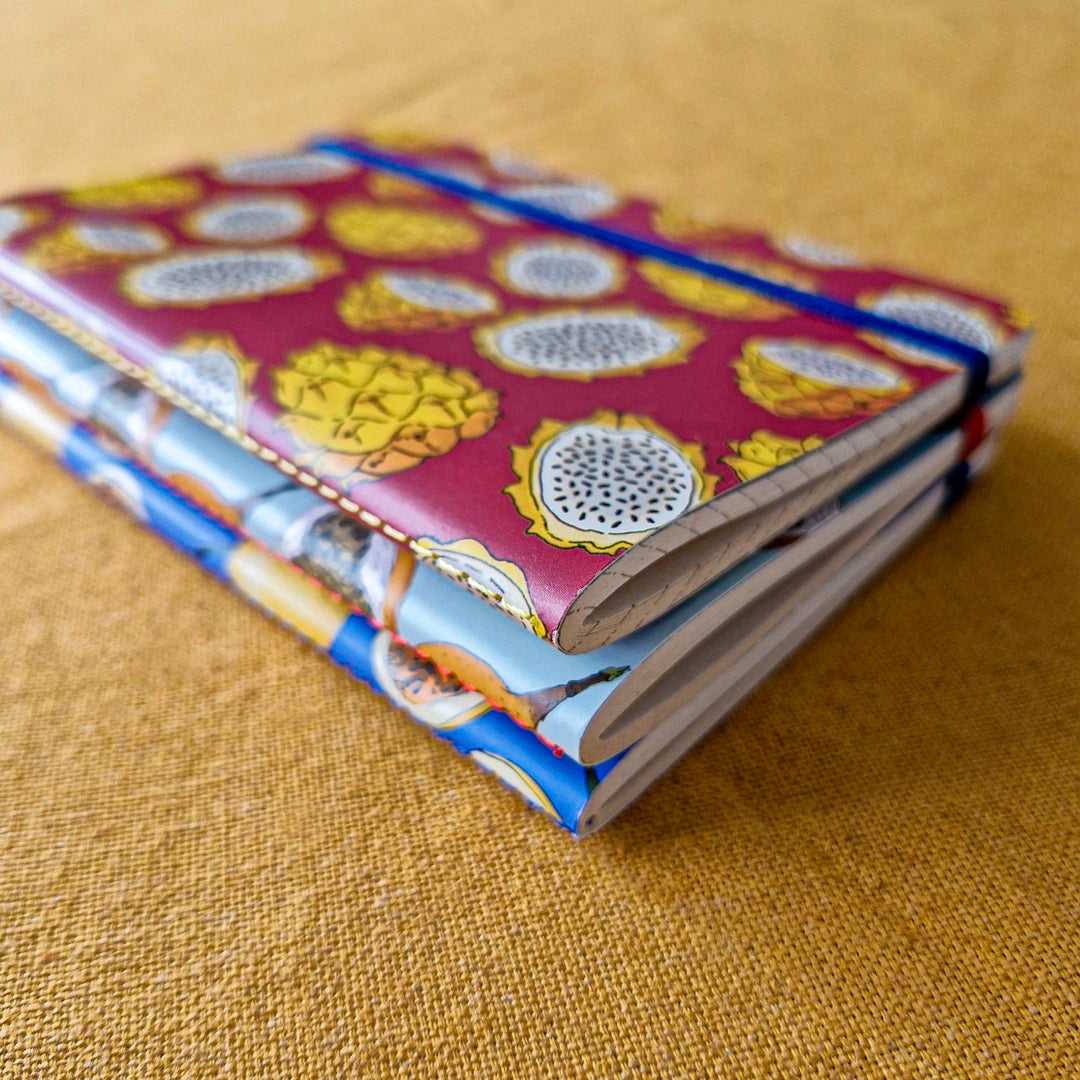 3 Libretas de frutas ilustradas
