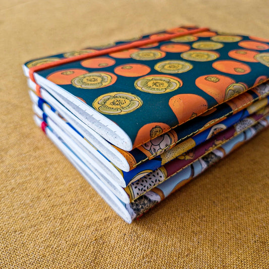 5 Libretas de frutas ilustradas