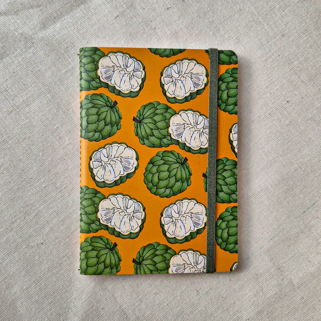 Libreta ilustrada con fruta del anón