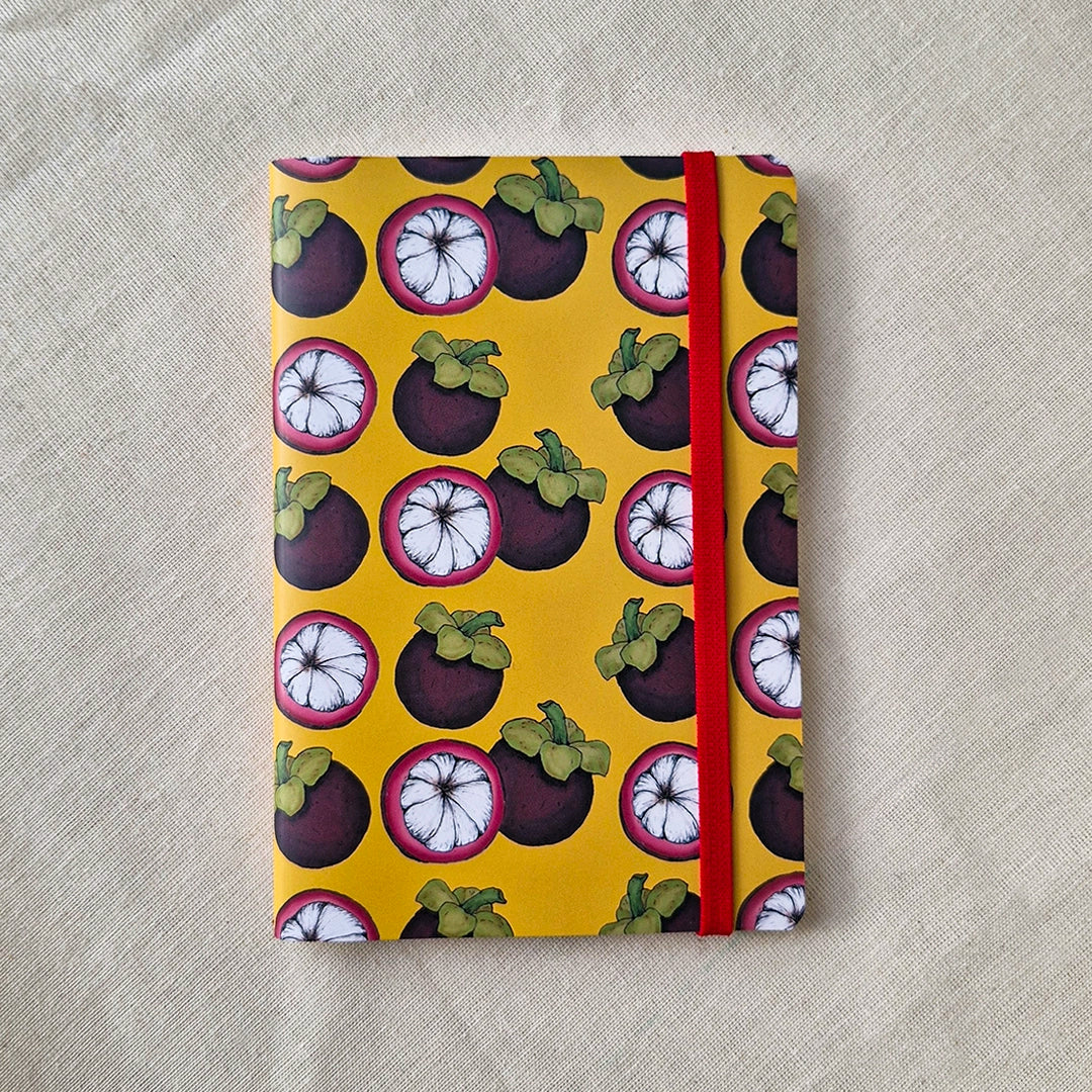 Libreta ilustrada con mangostinos