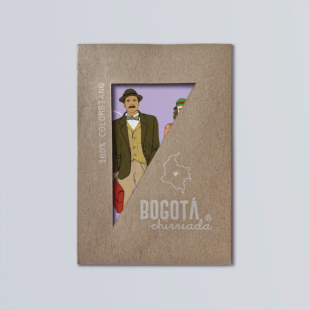 Sobre de postal ilustrada de la pinta cachaca