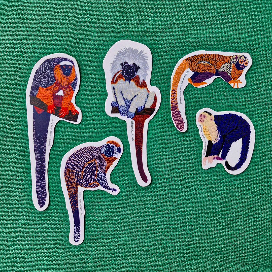 Paquete de Stickers de Micos