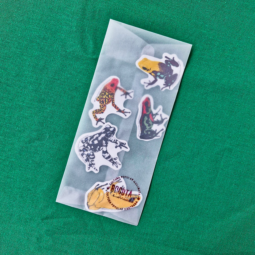 Paquete de Stickers de Ranas
