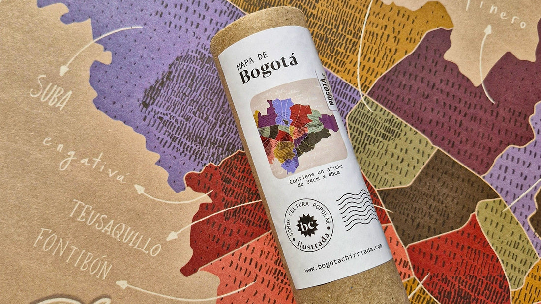 Busca por dentro el mapa de Bogotá, para deambular con admiración en los ojos