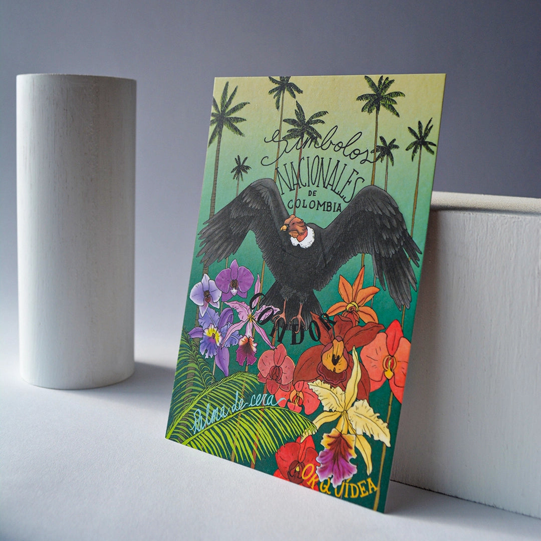 Postal Símbolos nacionales