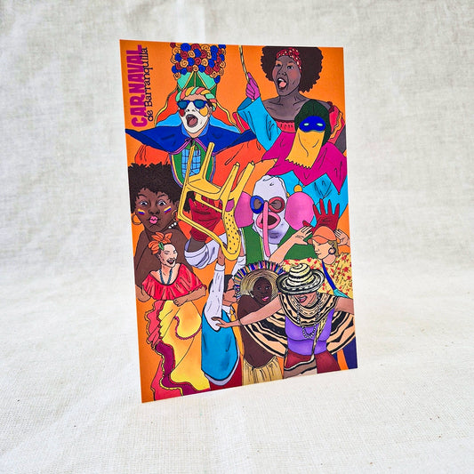 Postal Carnaval de Barranquilla