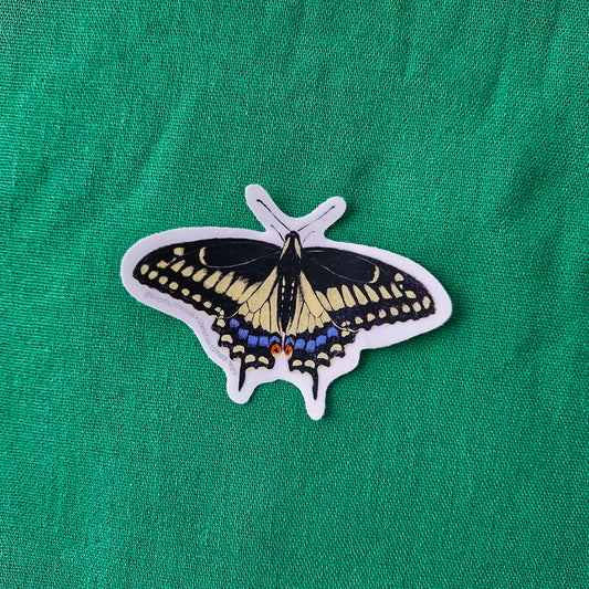 Sticker Mariposa Cometa Negra