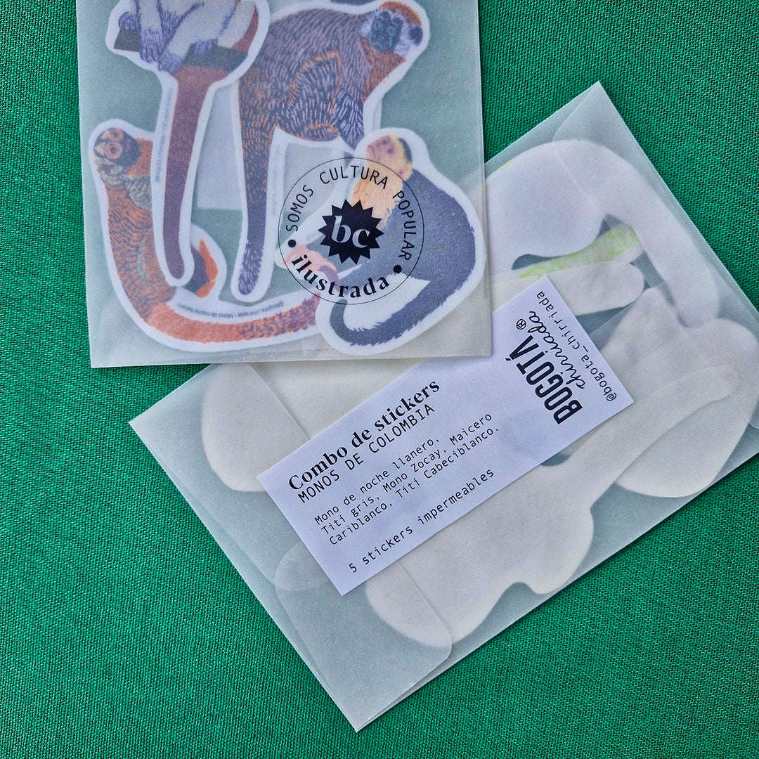 Paquete de Stickers de Micos