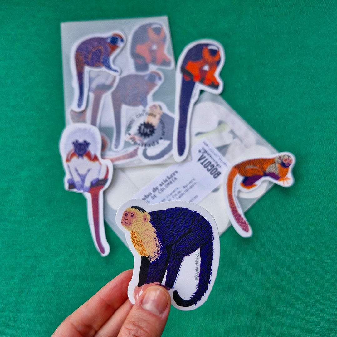 Paquete de Stickers de Micos