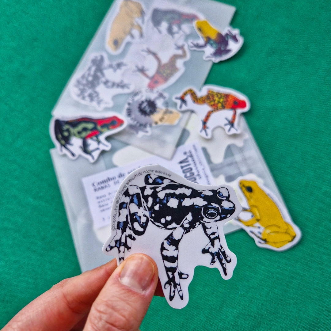 Paquete de Stickers de Ranas