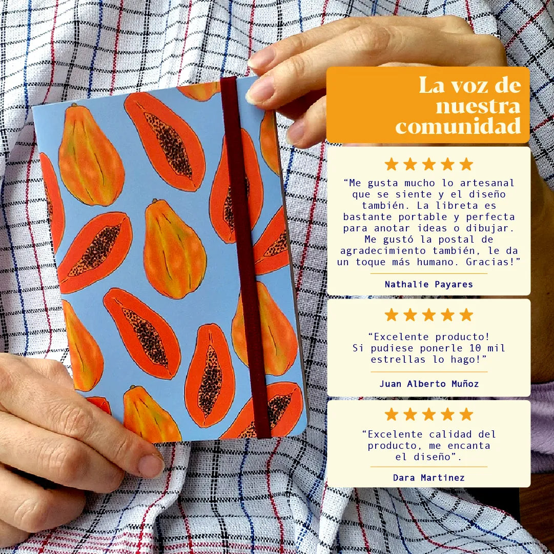 Cinco Libretas de Frutas