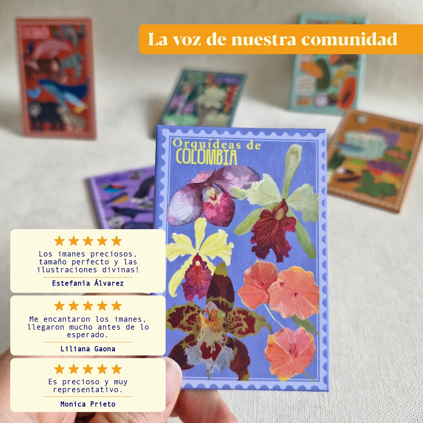 Imán Orquídeas de Colombia