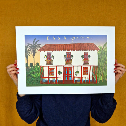 Afiche/Cuadro La casa paisa