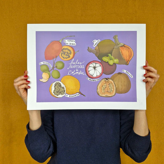Afiche/Cuadro Frutas exóticas
