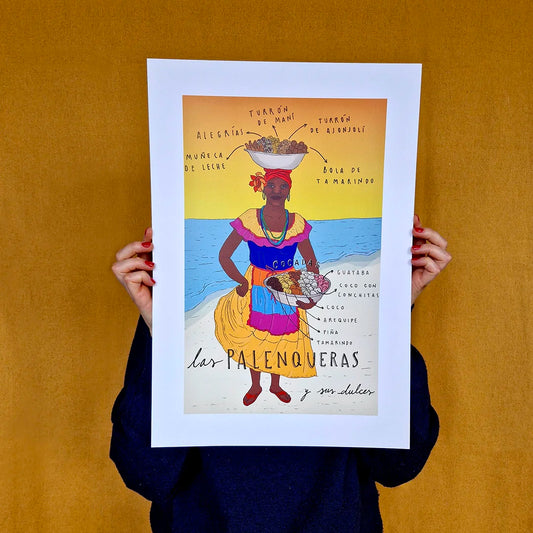 Afiche/Cuadro Palenquera