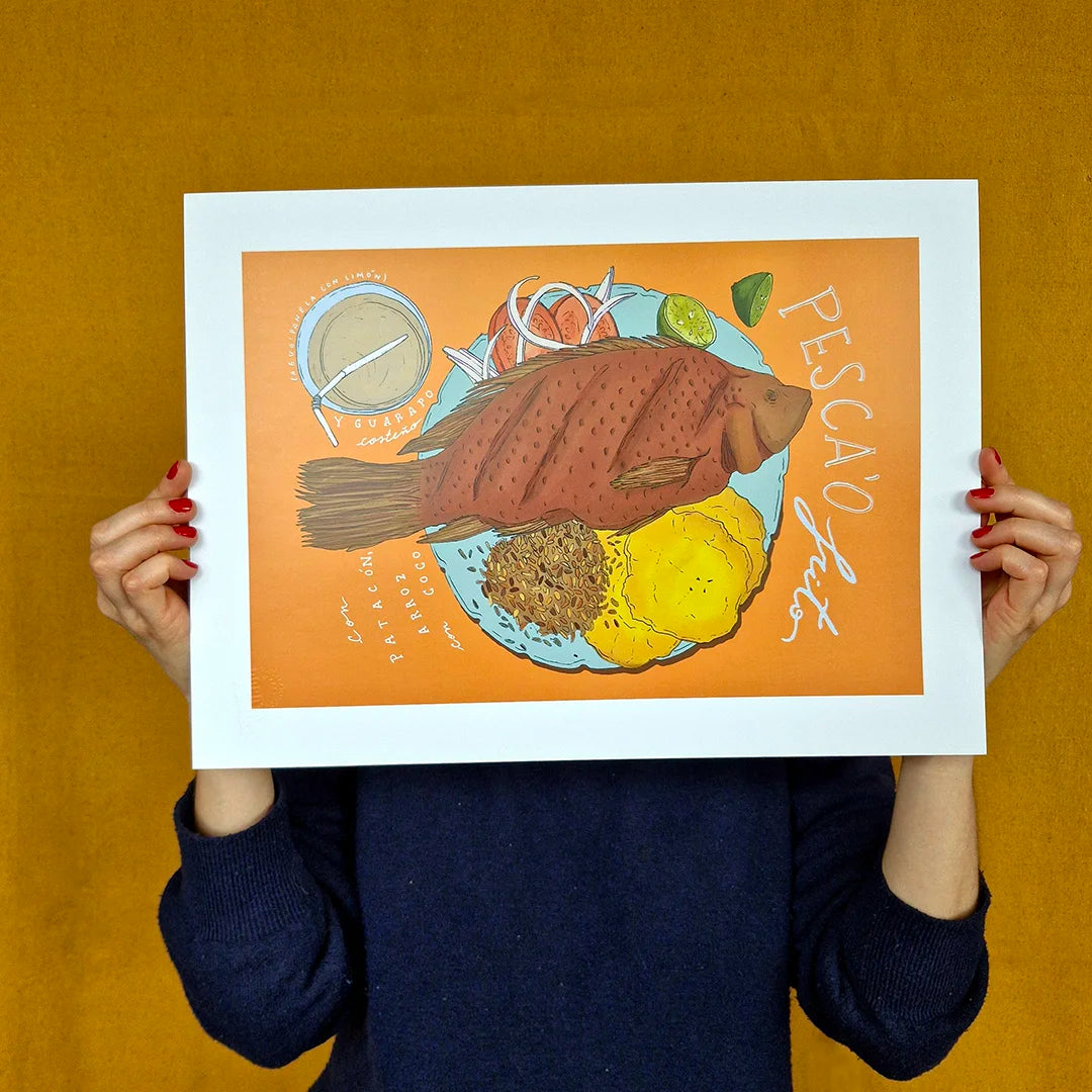 Afiche Pesca'o Frito