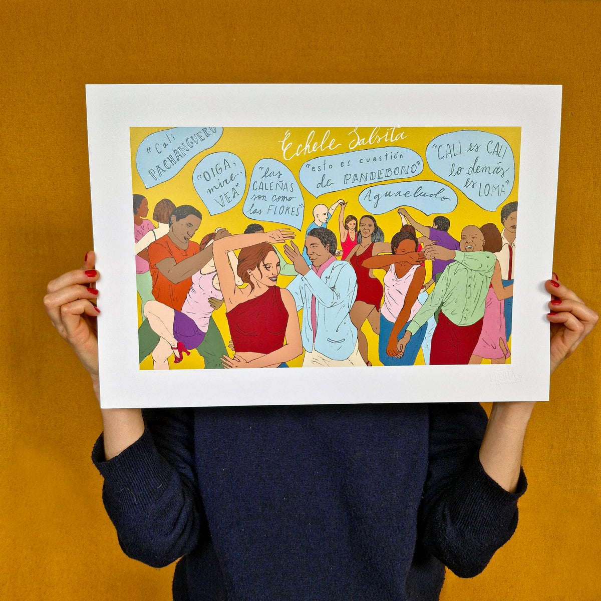Afiche/Cuadro Échele salsita