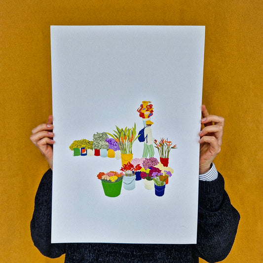 Afiche/Cuadro Venta de Flores