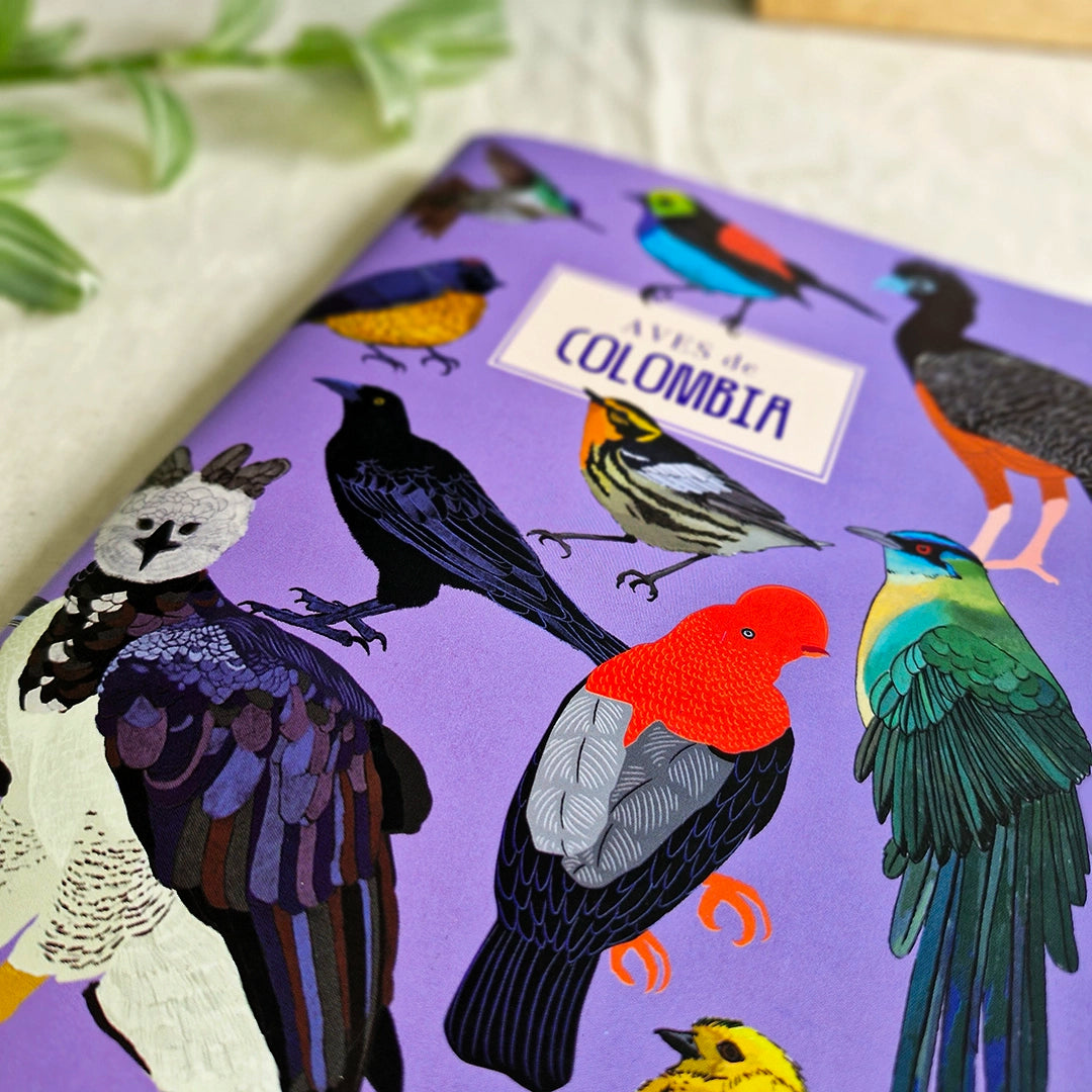 Cuaderno mediano de Aves de Colombia