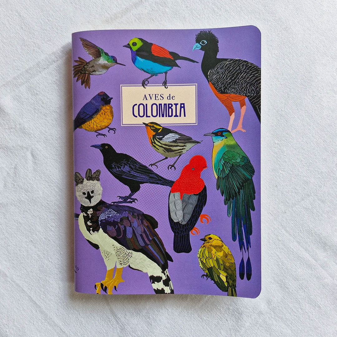 Cuaderno mediano de Aves de Colombia