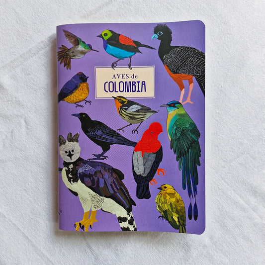 Cuaderno mediano de Aves de Colombia