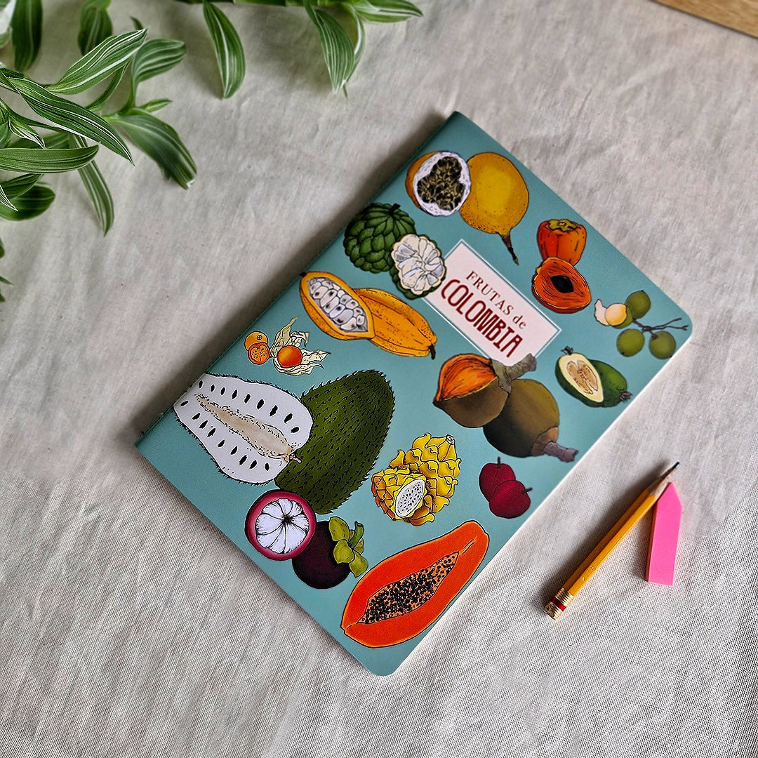 Cuaderno mediano de Frutas de Colombia