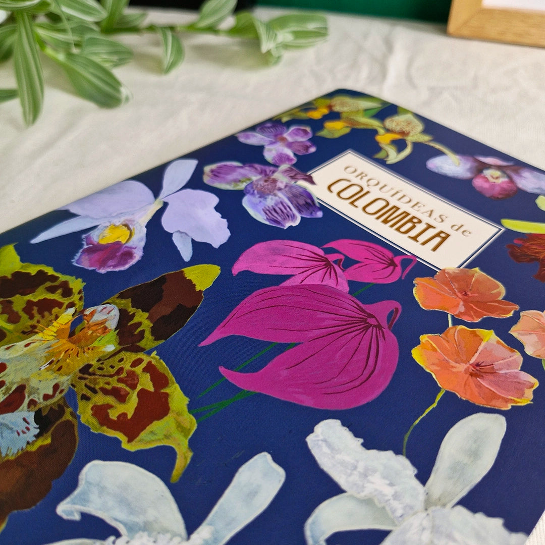 Cuaderno mediano de Orquídeas de Colombia