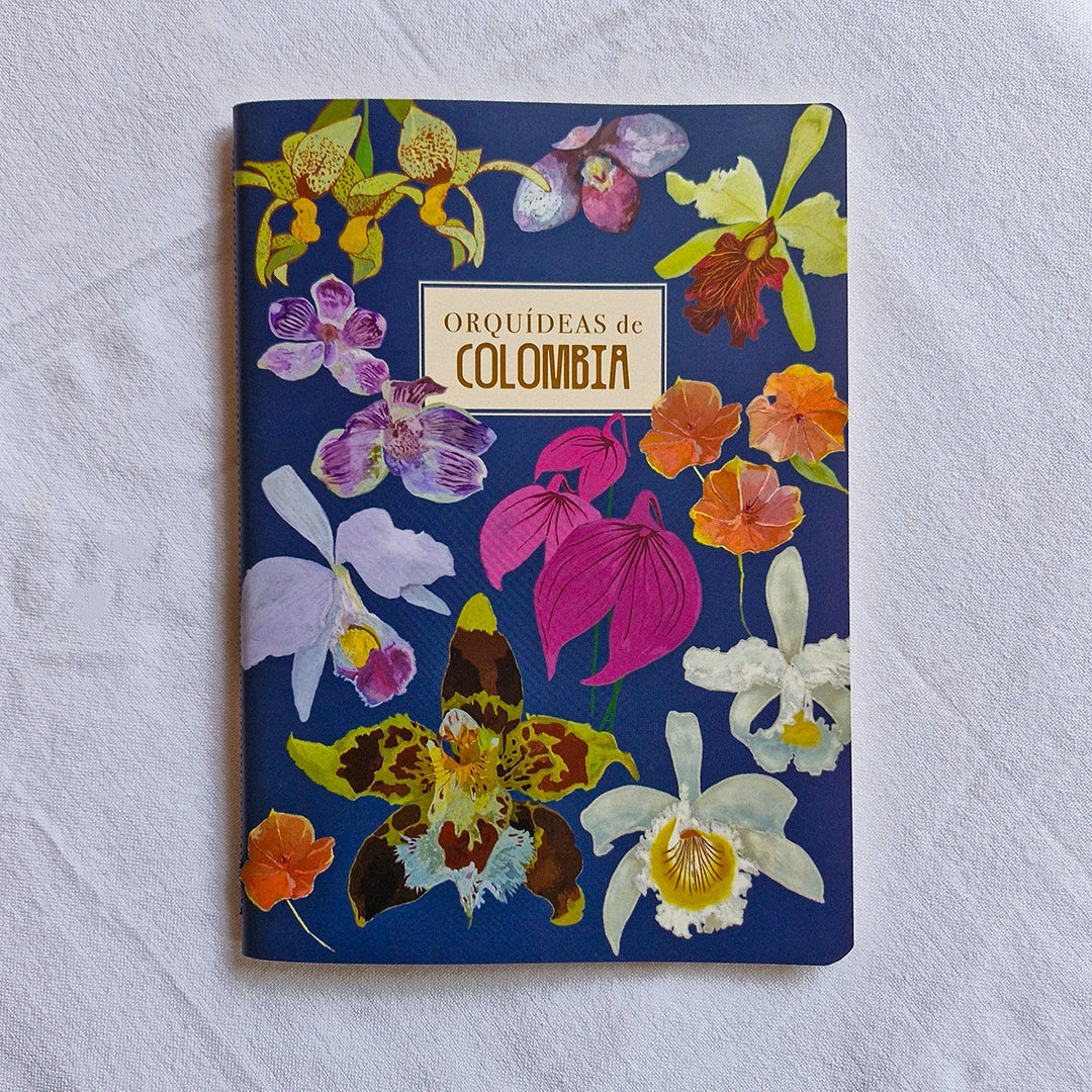 Cuaderno mediano de Orquídeas de Colombia