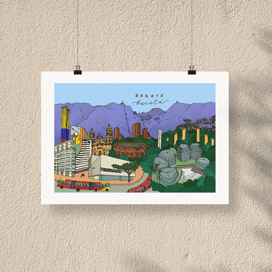 Afiche/Cuadro Bogotá/Bacatá
