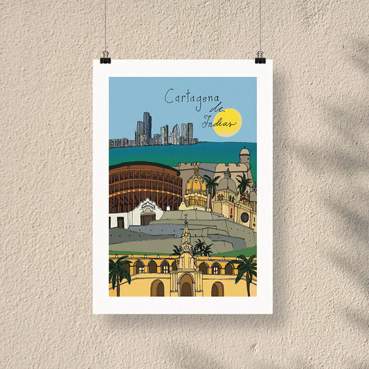 Afiche/Cuadro Cartagena de Indias