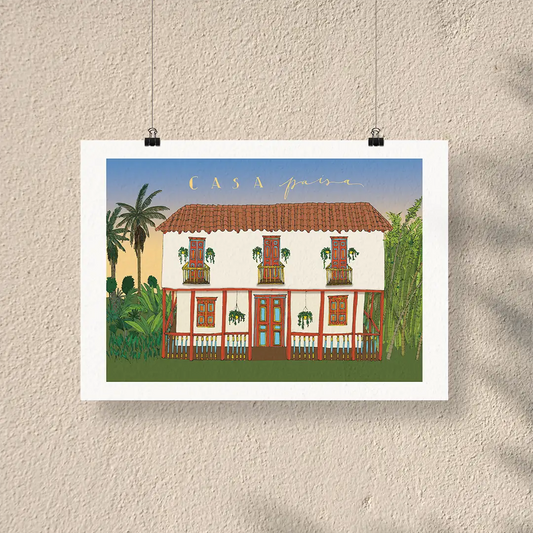 Afiche/Cuadro La casa paisa