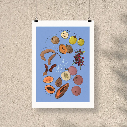 Afiche/Cuadro Frutas del Caribe