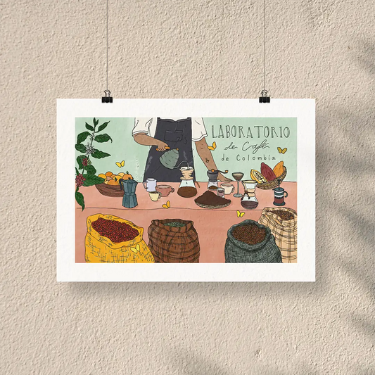 Afiche Laboratorio del Café
