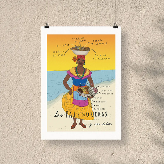 Afiche/Cuadro Palenquera