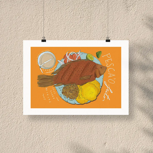 Afiche Pesca'o Frito