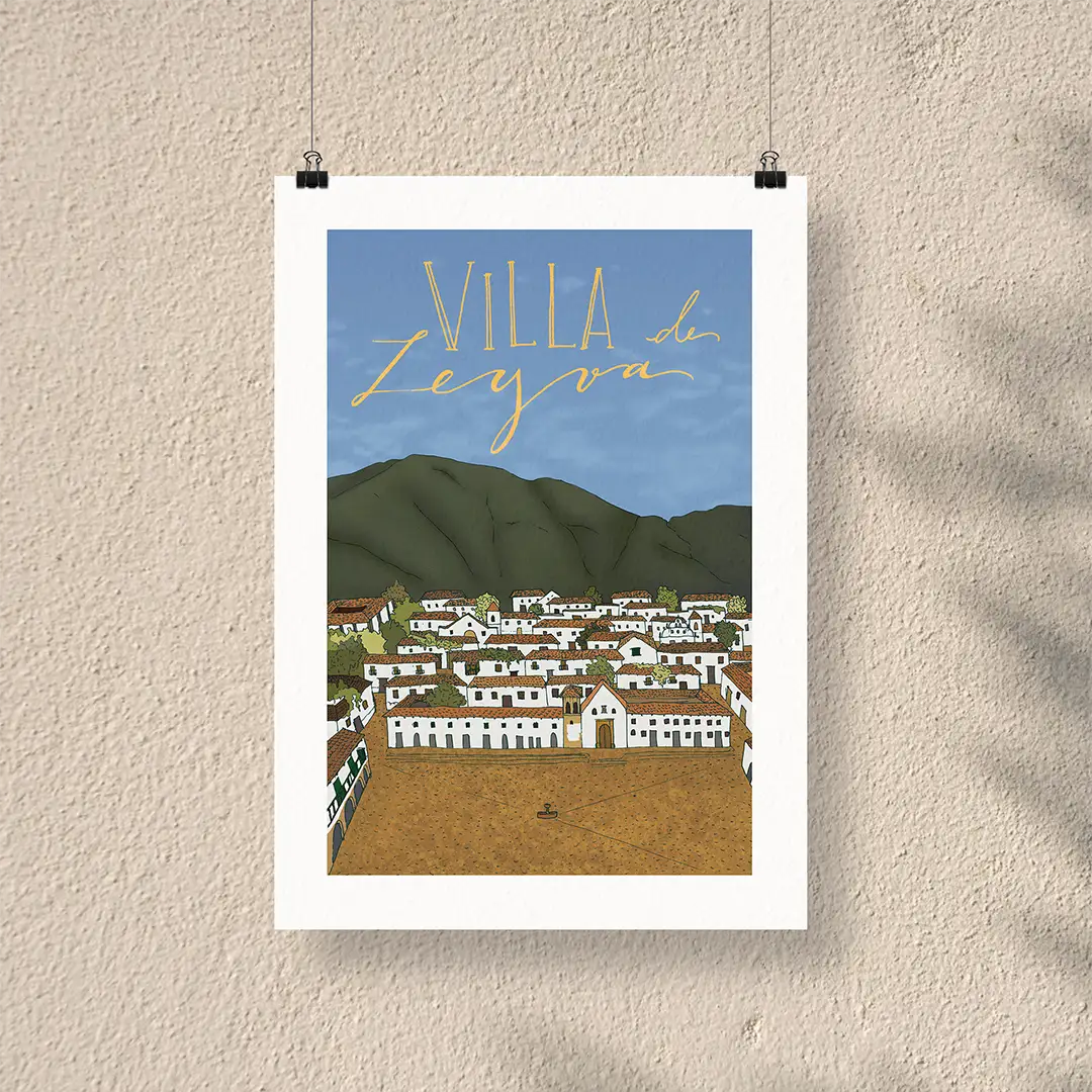 Afiche/Cuadro Villa de Leyva