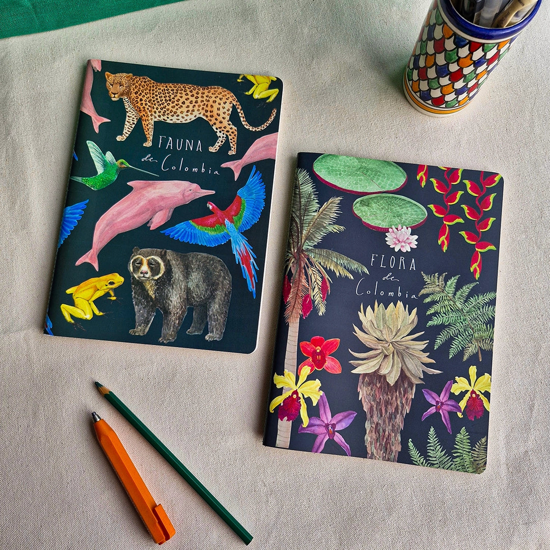 Dos cuadernos fauna y flora