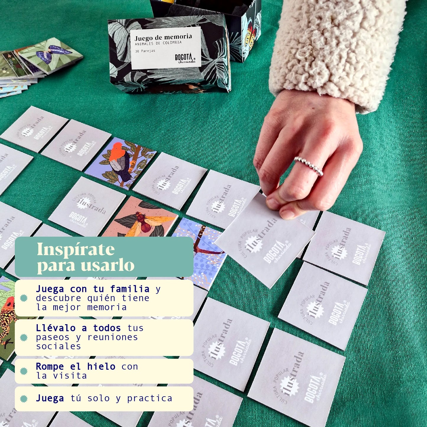 Juego de memoria de animales