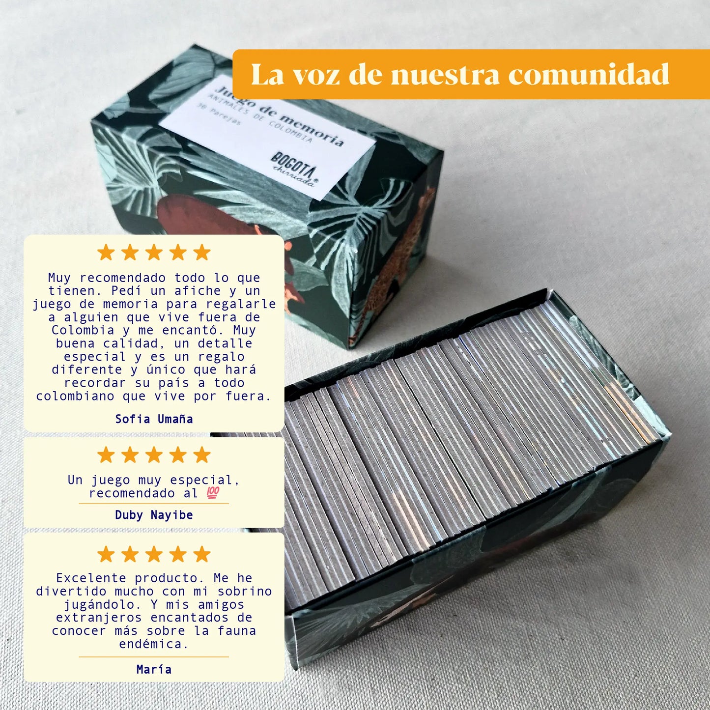 Juego de memoria de animales