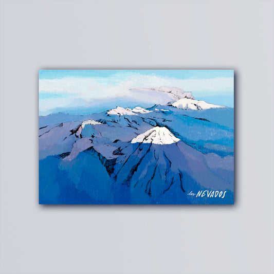 Postal ilustrada del Parque Nacional Natural Los Nevados