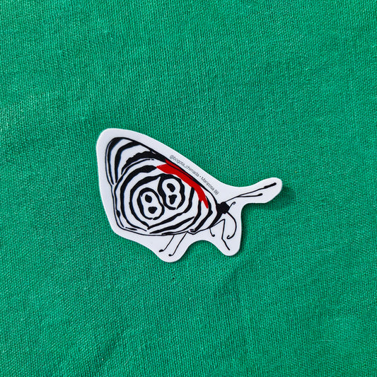 Sticker Mariposa Ochenta y Ocho