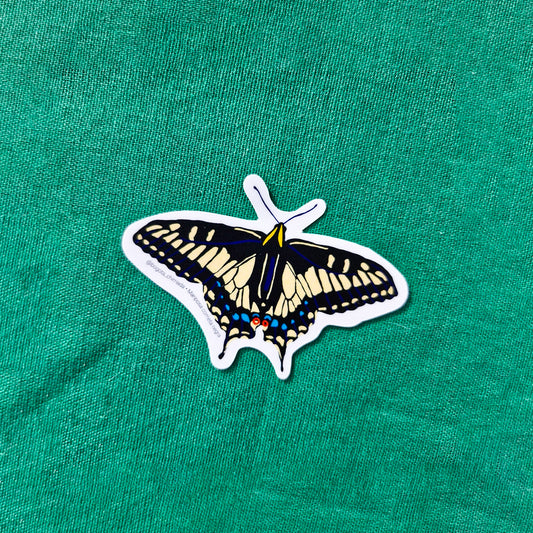 Sticker Mariposa Cometa Negra