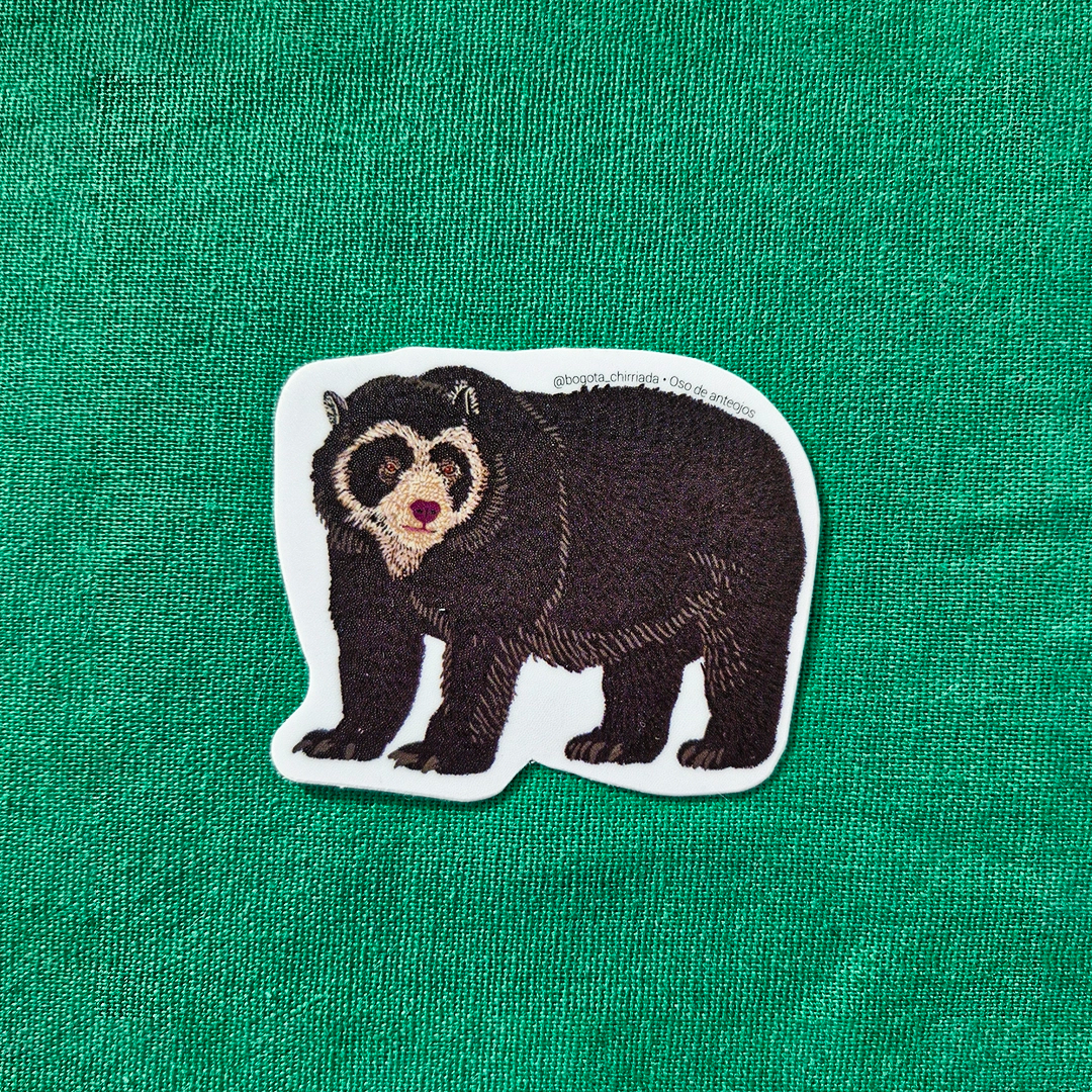 Sticker Oso de anteojos