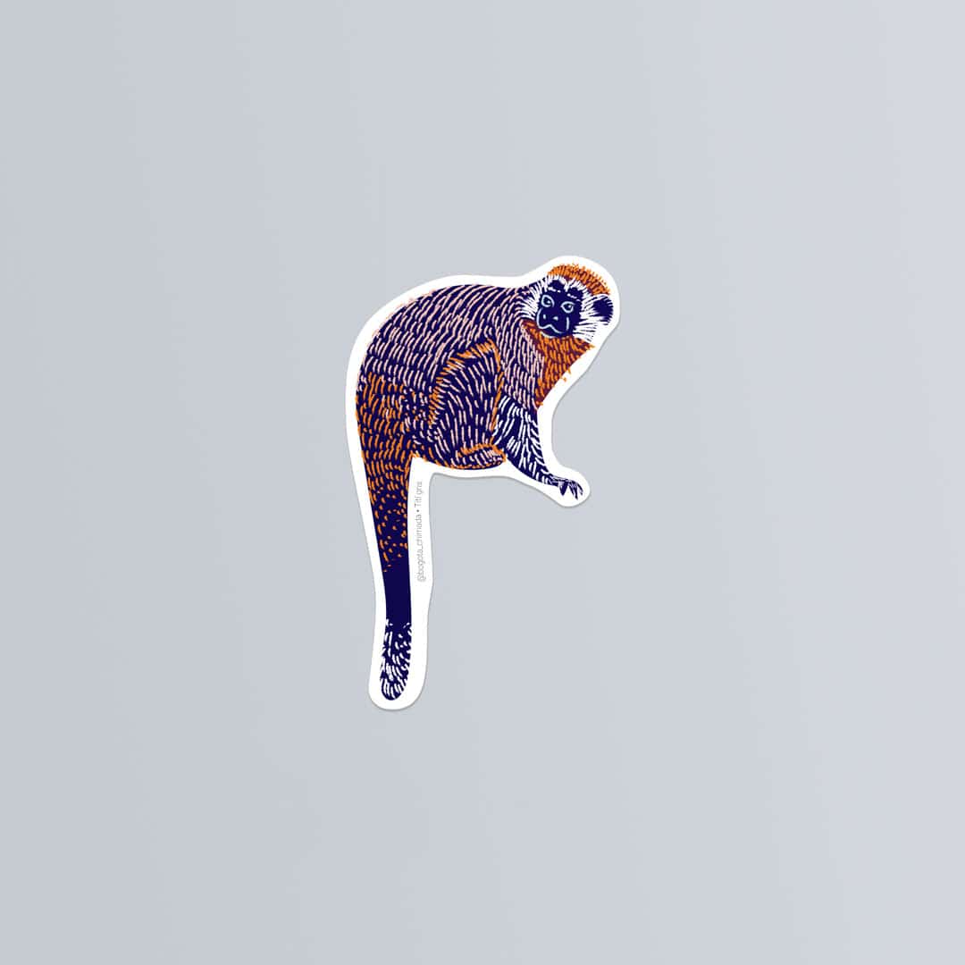 Sticker Tití Gris